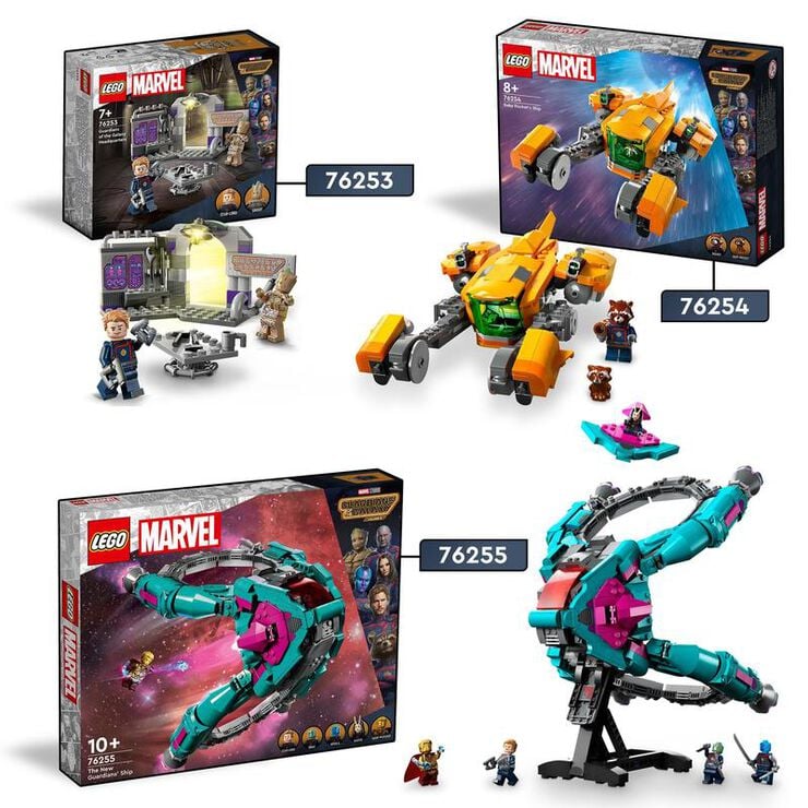 LEGO® Marvel Base de los Guardianes de la Galaxia 3 76523