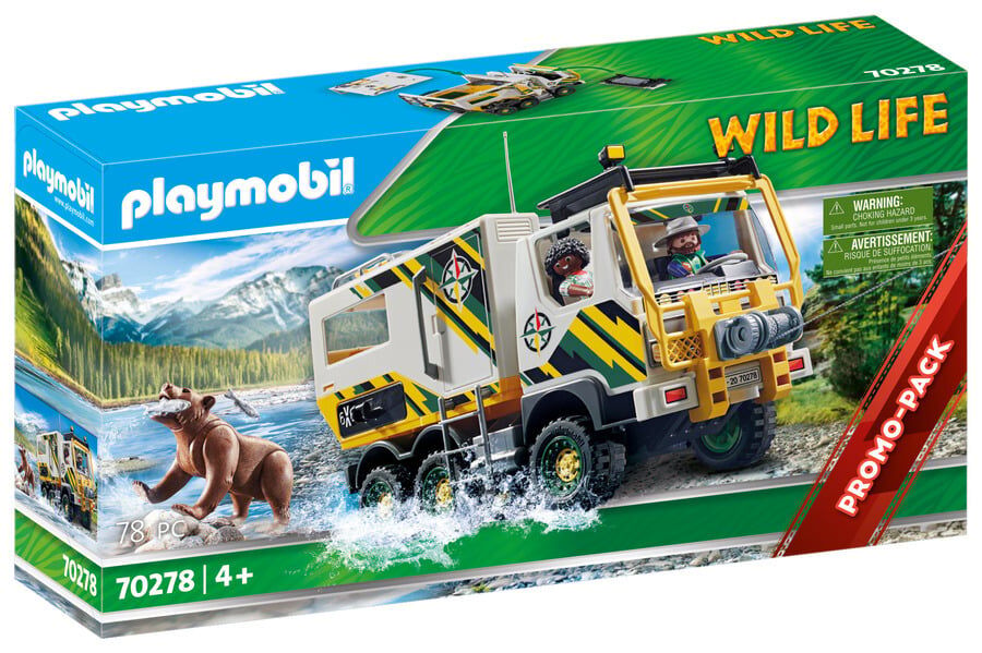 Playmobil Wild Life Cami&oacute;n aventuras 70278