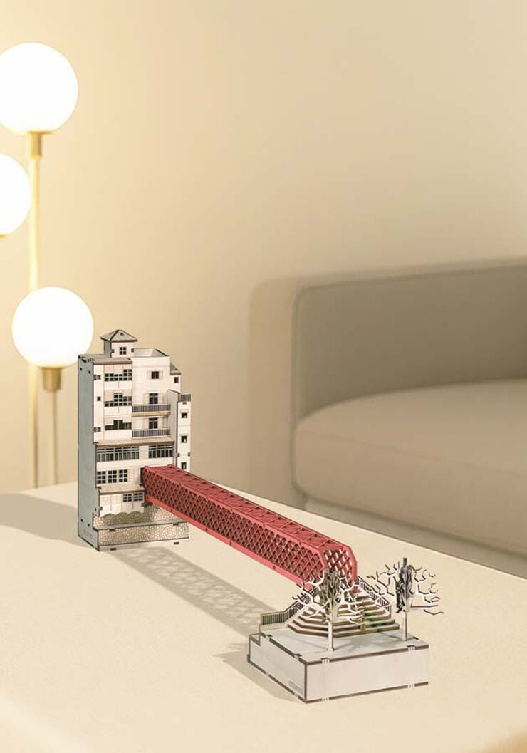 Maqueta Ambwood Pont Ferro Girona