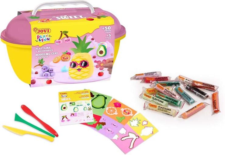 Cofre Plastilina Jovi Play & Fun Sweet