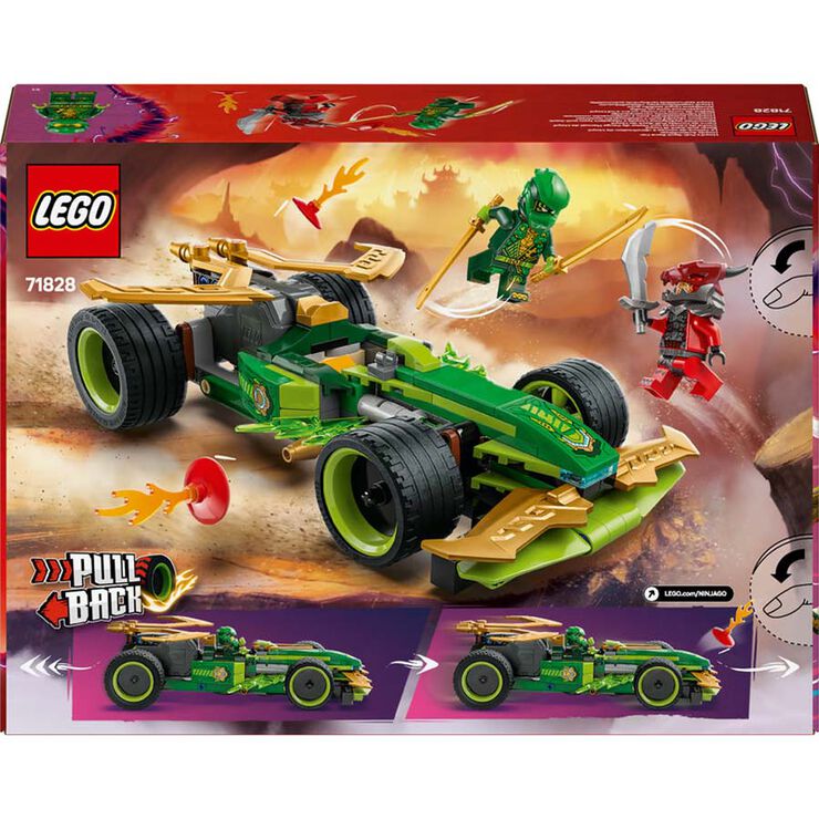 LEGO® Ninjago Coche de Carreras con Motor de Carga Manual de Lloyd 71828