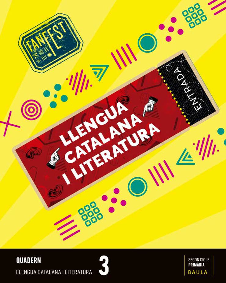 Quadern Llengua Catalana I Literatura 3R Primària Fanfest - Espiral