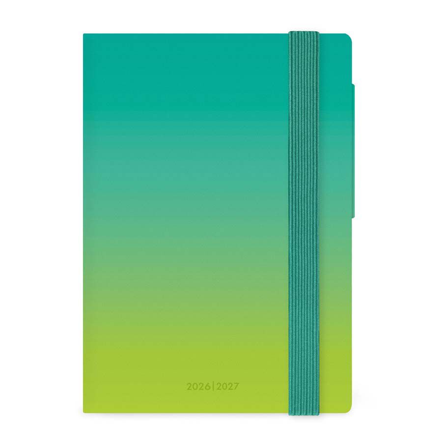 Agenda Legami 16 Meses Small Sem./Vista Multiling&uuml;e 2026-2027 Shade Green