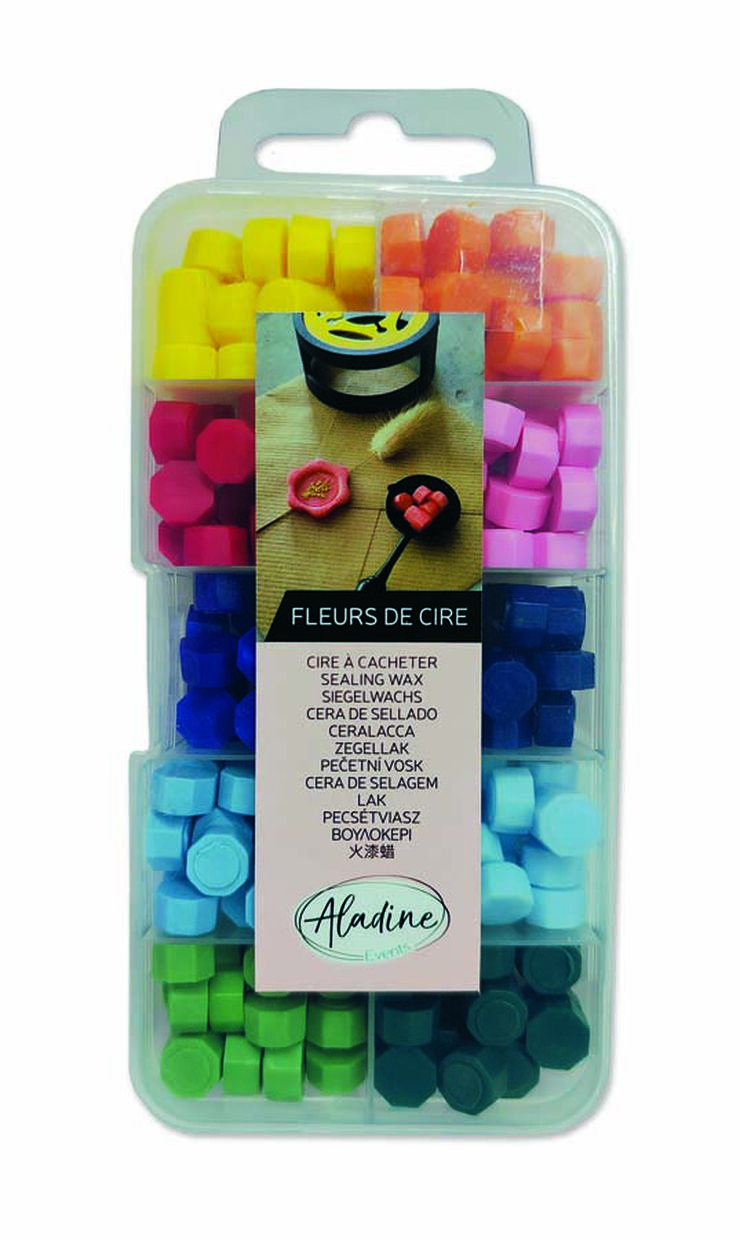 Lacres Aladine caja 10 colores Clásicos