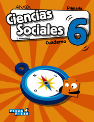 Sociales-Cuad./20 Primria 6 Anaya Text 9788469867921