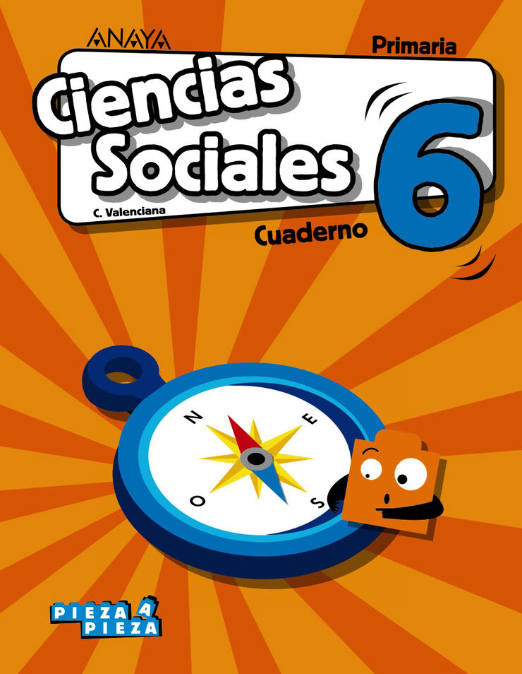 Sociales-Cuad./20 Primria 6 Anaya Text 9788469867921