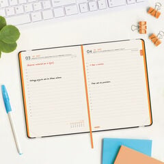 Agenda Finocam Flex Llisa D&iacute;a P&aacute;gina 2027 Catal&aacute;n Azul