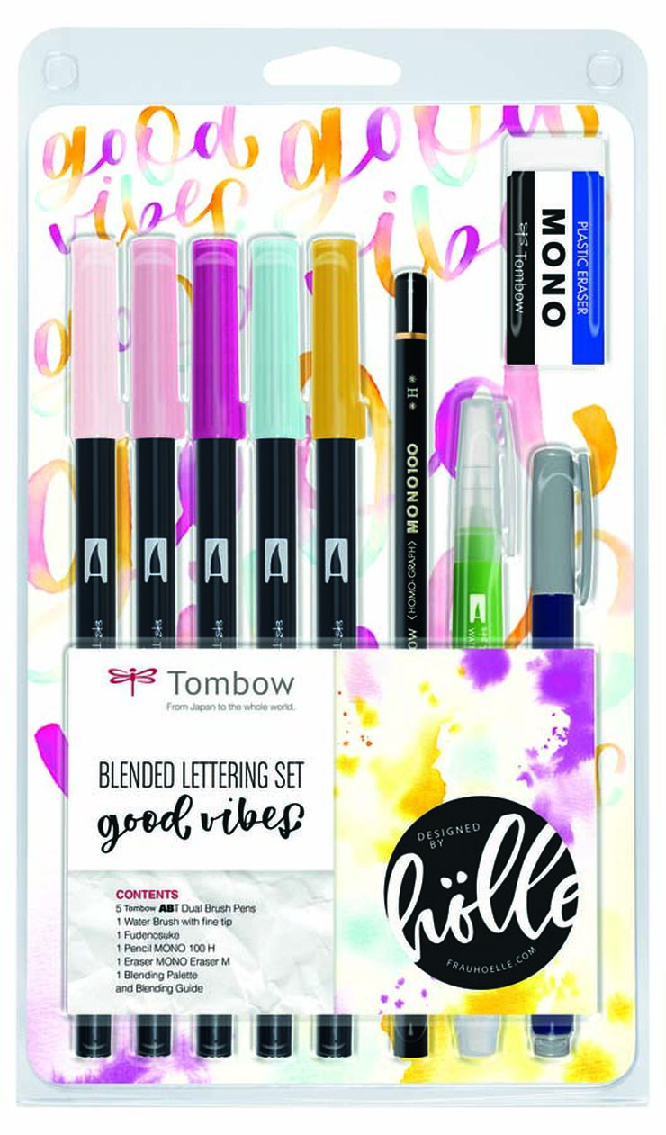 Lettering Set Tombow Good Vibes