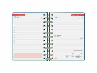 Agenda Escolar Finocam Cosmoflex 1/8 D&iacute;a/P&aacute;gina Catal&aacute;n 2026-27 Azul