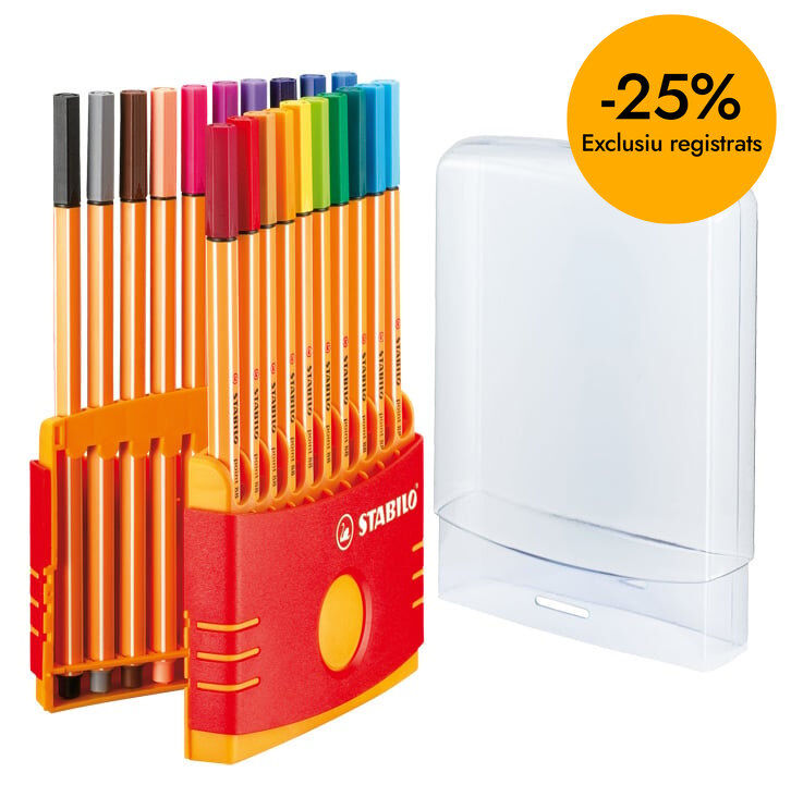 Rotuladores Stabilo Point 88 Colorparade 20 colores