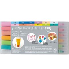 Rotuladores Zig Color Dot 0,5 12 colores