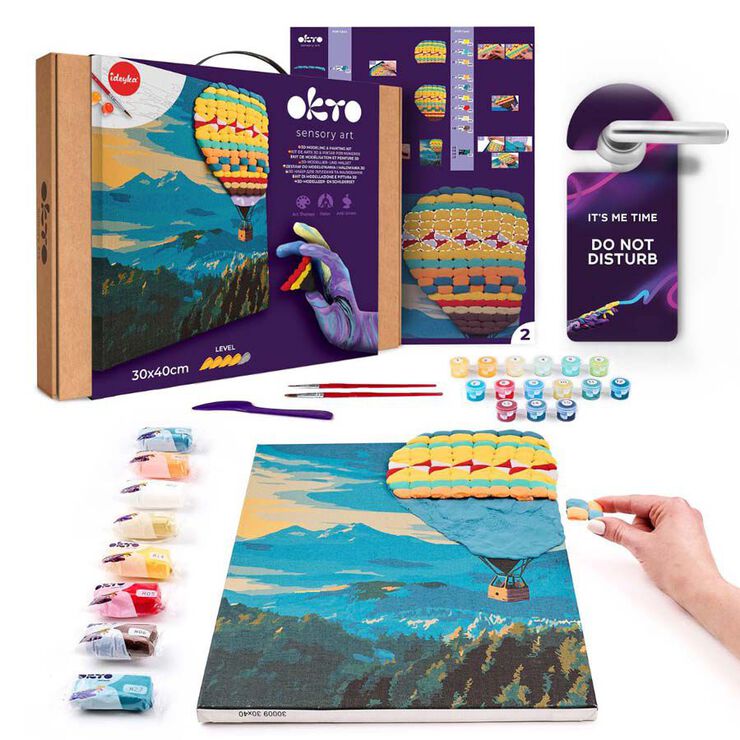 Okto Pintura sensorial 3D + Números Globus