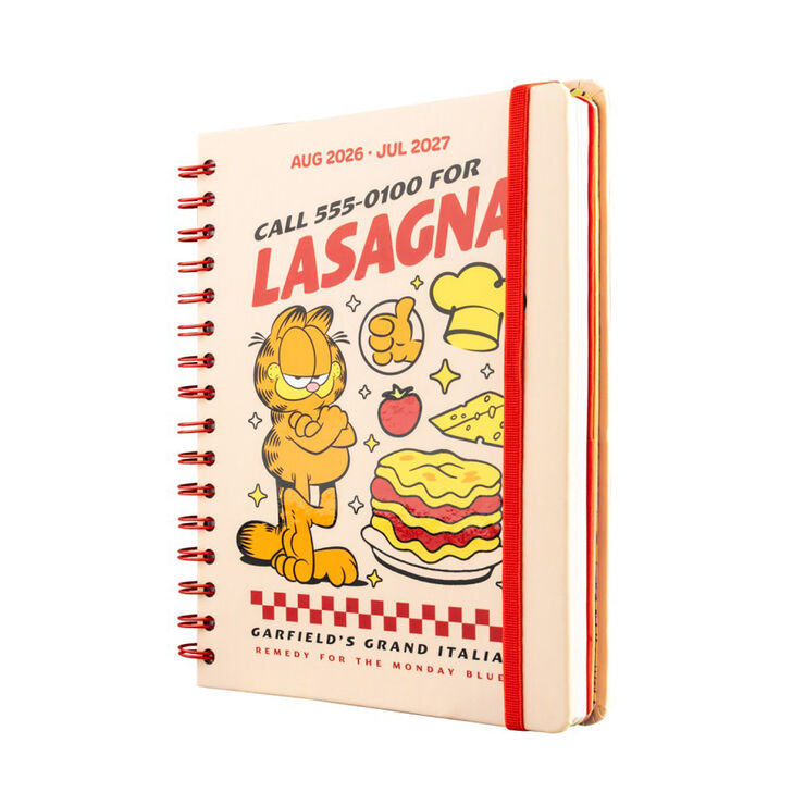 Agenda Escolar Erik A5 S/V Mult. 2026-2027 Garfield