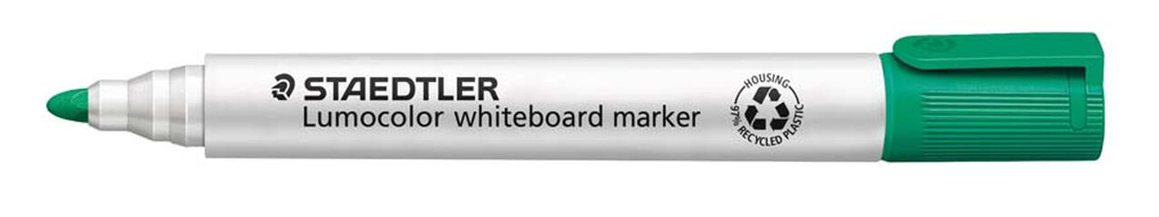 Rotuladores pizarra blanca Staedtler Lumocolor 351 verde 10u