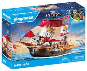 Playmobil Pirates Vaixell Pirata 71418