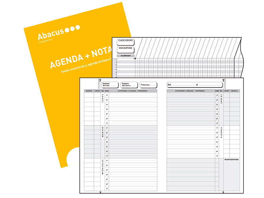 Agenda Memo Notes Abacus A4 castell&agrave;