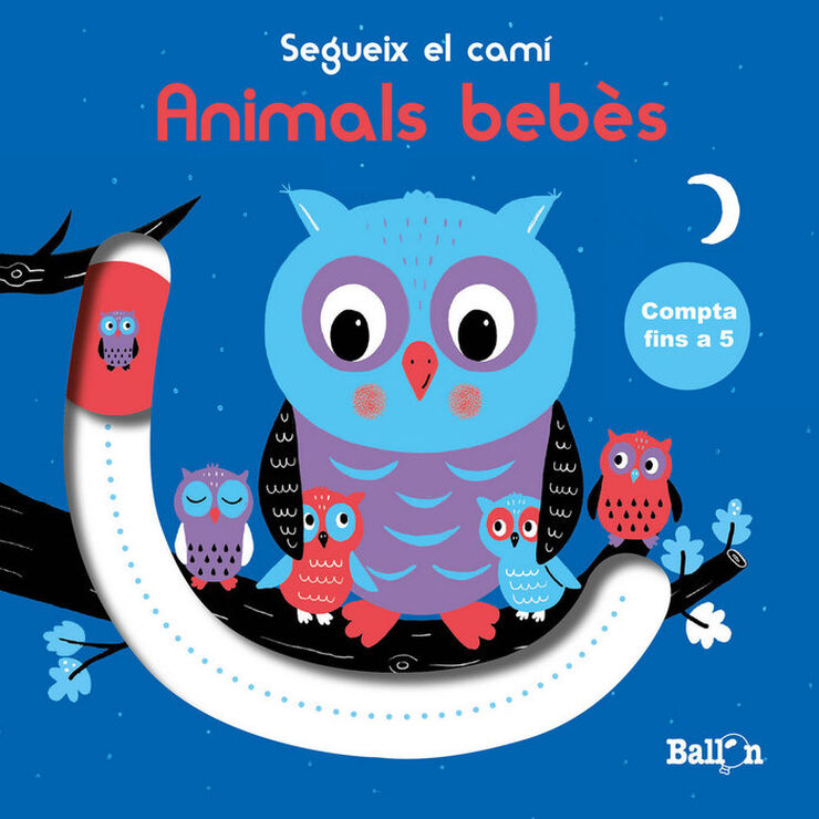 Segueix el camí - Compta fins a 5 - Animals bebès