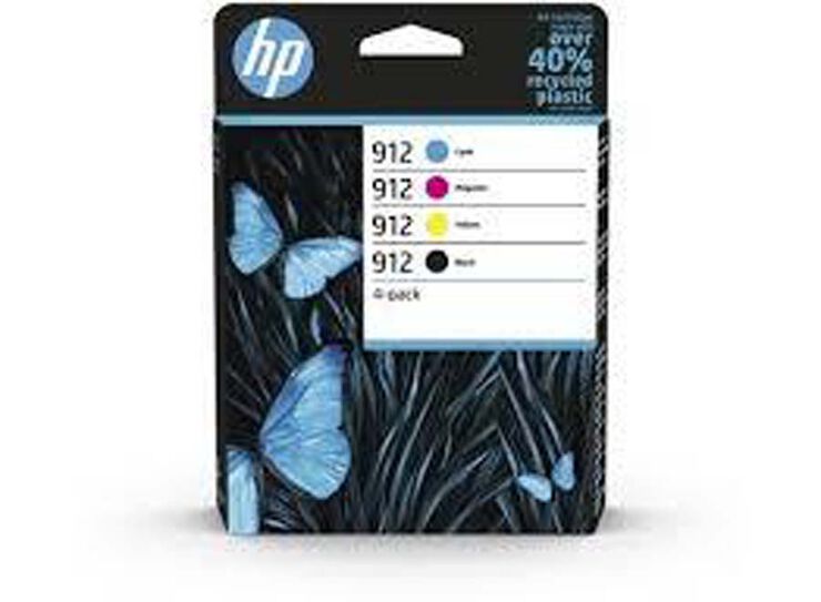 Cartucho original HP 912 pack 4 colores - 6ZC74AE