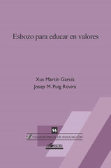 Esbozo para educar en valores Esbozo para educar en valores