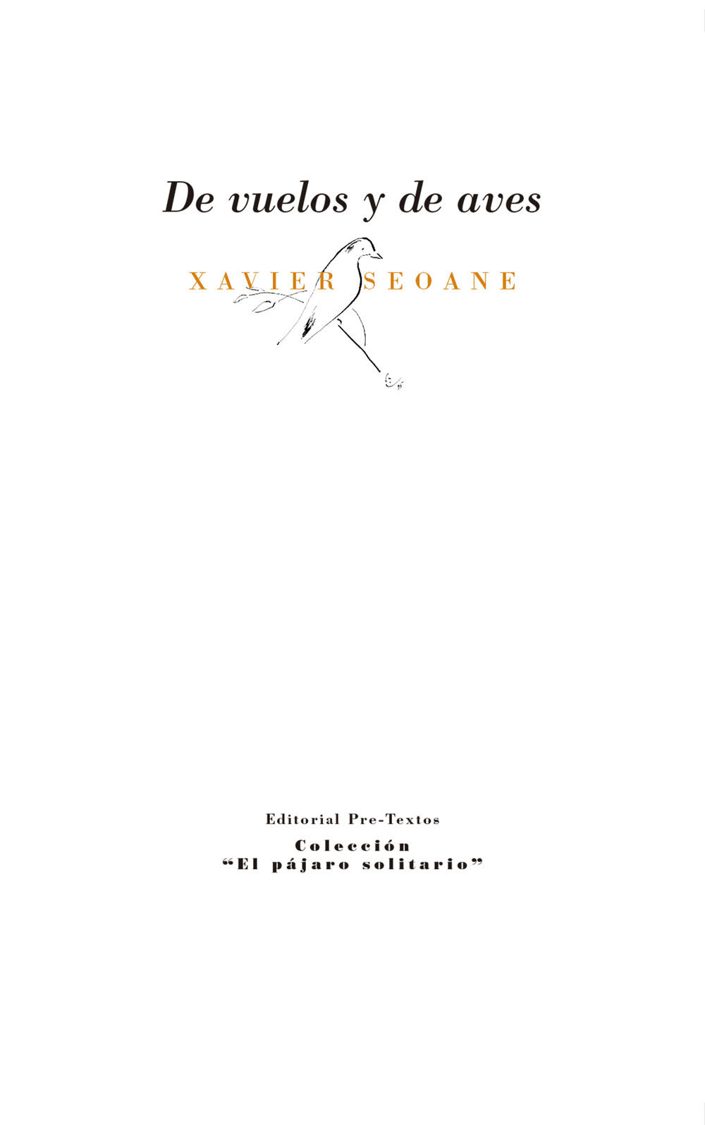 De vuelo y de aves