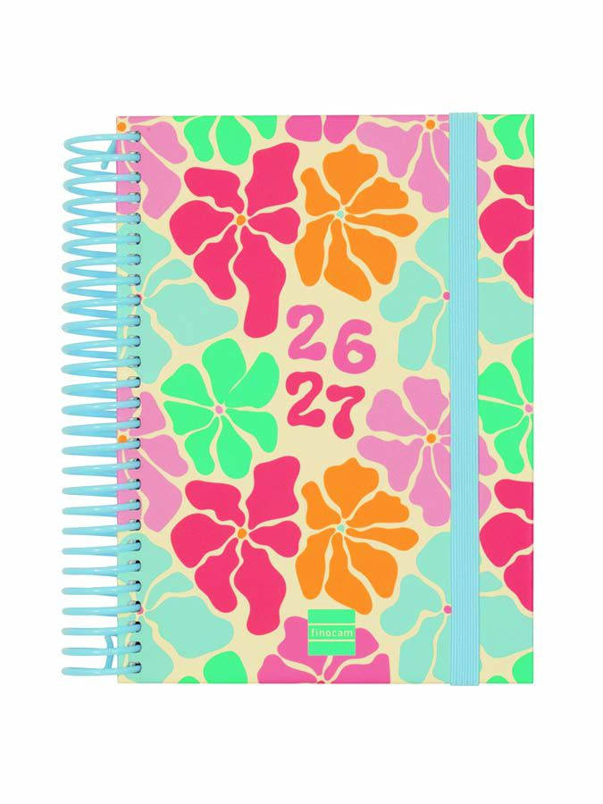 Agenda Escolar Finocam Diva 1/8 D&iacute;a/P&aacute;gina Catal&aacute;n 2026-27 Spring