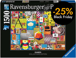 Puzle 1500 piezas Eames Castillo de naipes