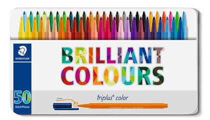 Rotuladores Staedtler Triplus 15 colores