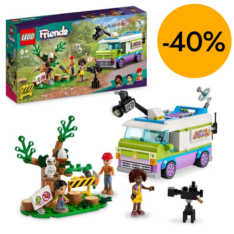 LEGO&reg; Friends Unidad M&oacute;vil de Noticias 41749