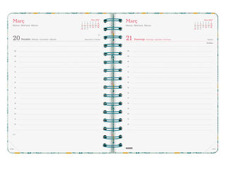 Agenda Finocam You D&iacute;a P&aacute;gina 2027 Catal&aacute;n Blanco