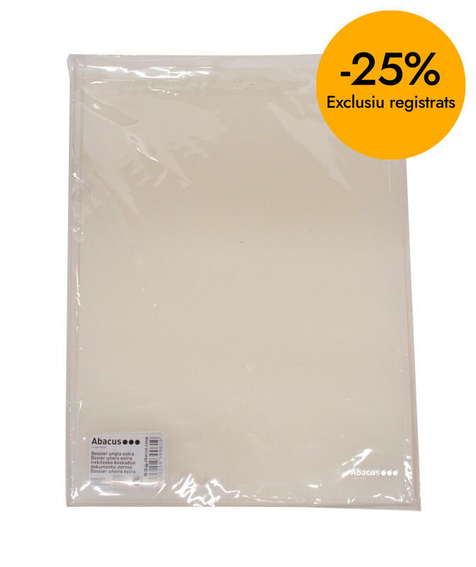 Dosier u&ntilde;ero&nbsp;Abacus&nbsp;Folio transparente Bolsa&nbsp;10u