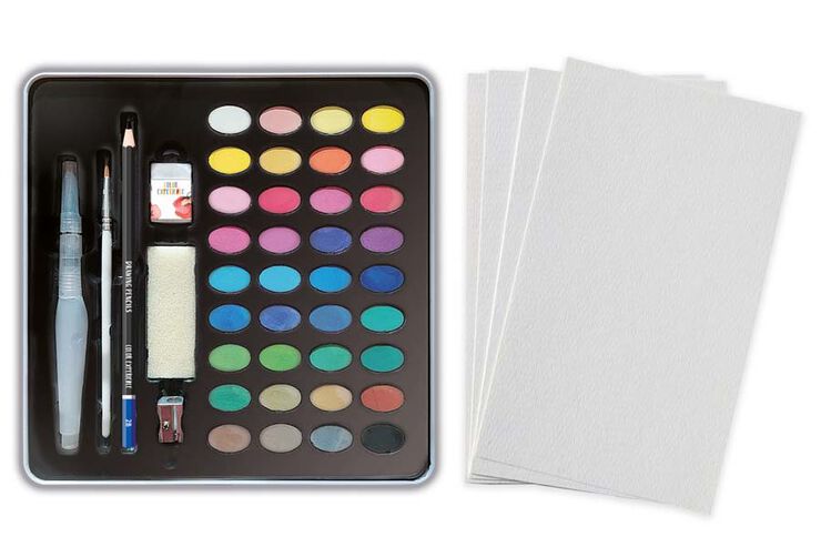 Lápiz Alpino 24u + libro Mandalas Color Experience Set - Abacus Online