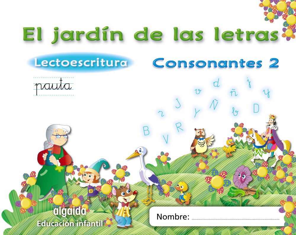 LECTOESCRITURA CONSONANTES 2 INFANTIL 5 ANYS Algaida Quaderns 9788498775747