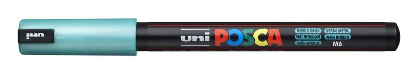 Retolador Posca PC-1MR 0,7mm verd metall