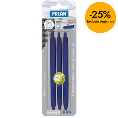 Bol&iacute;grafos Milan P1 Touch azul 3u