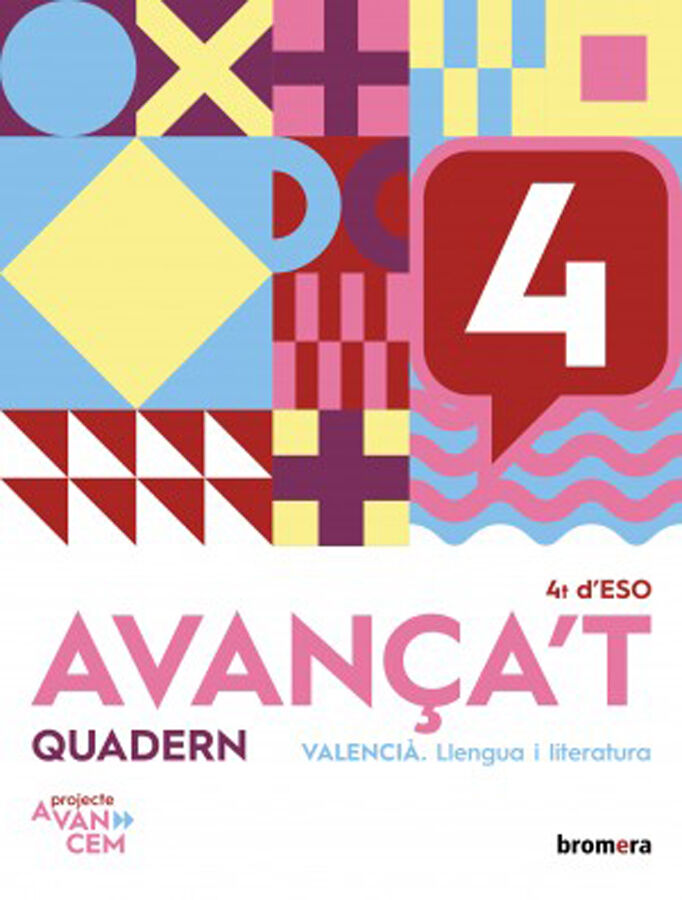Avan&ccedil;a't 4. Quadern de valenci&agrave; 4t ESO