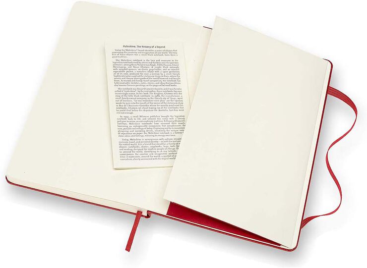 Libreta Moleskine P Rojo Liso
