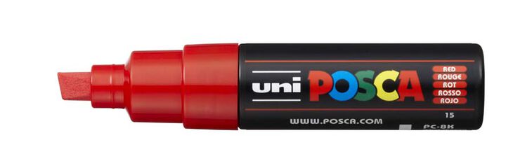 Rotulador Posca PC-8K rojo