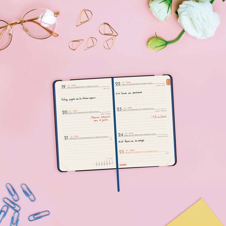 Agenda Finocam Joy F2 sem/vista horizontal cas 2026 Fiona