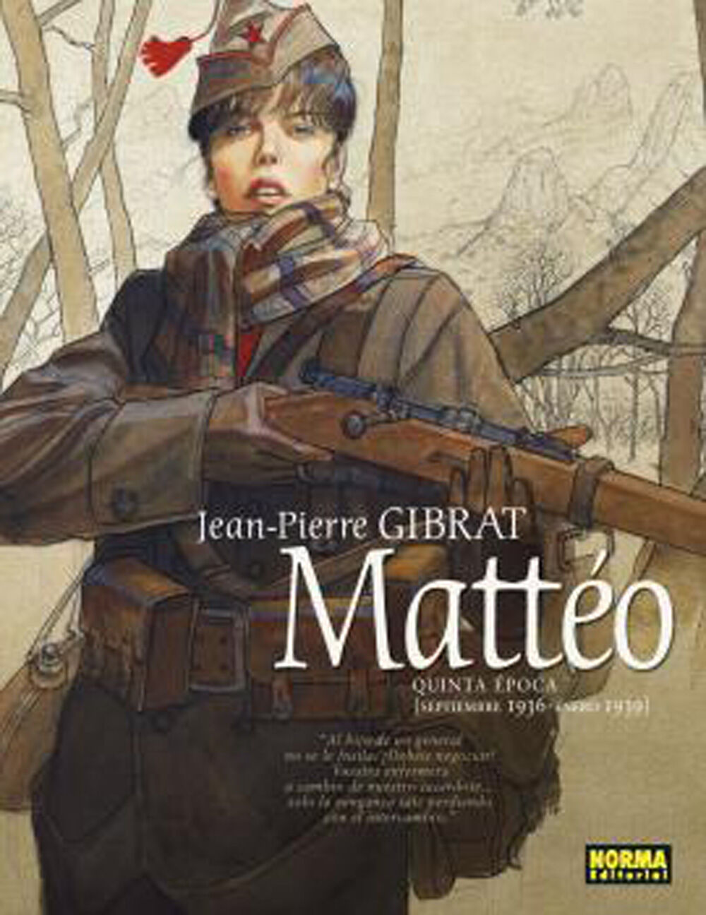 Matt&eacute;o. Quinta &eacute;poca (1936-1939)