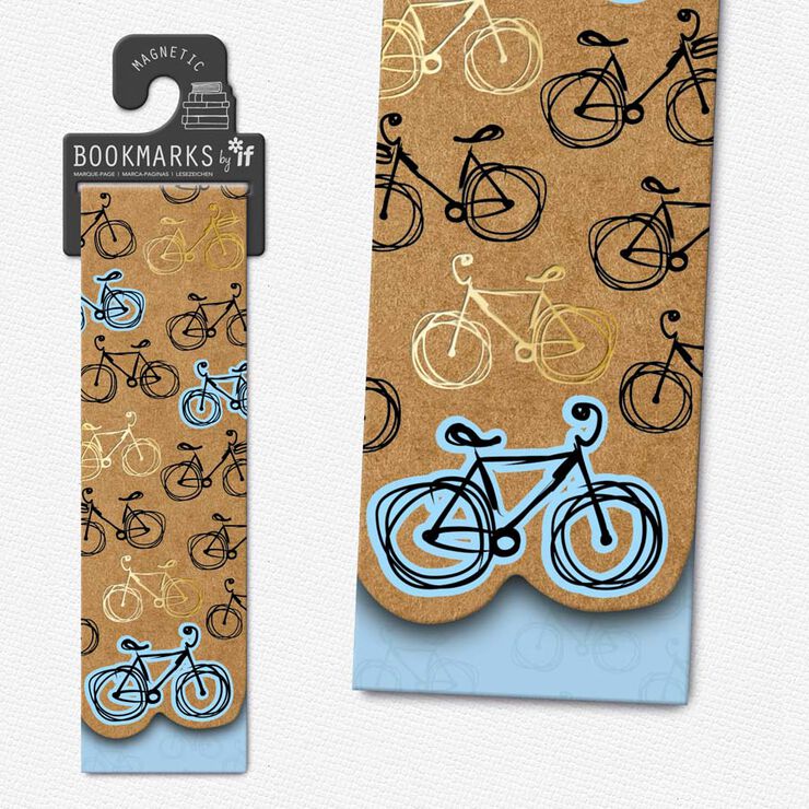 Marcapáginas magnético Bicis