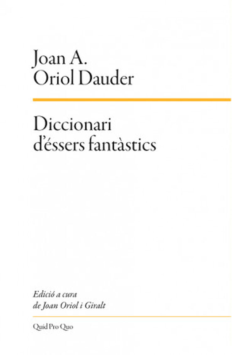 Diccionari d'éssers fantàstics