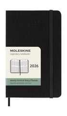 Agenda Moleskine 12 meses sem/vista 2026 tapa dura Pocket negro