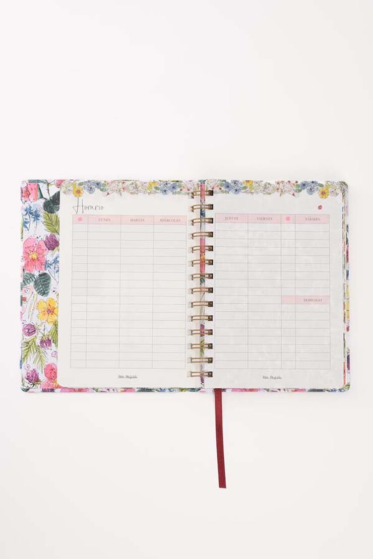Agenda Petite Mafalda Horario sem/vista 2025 castellano