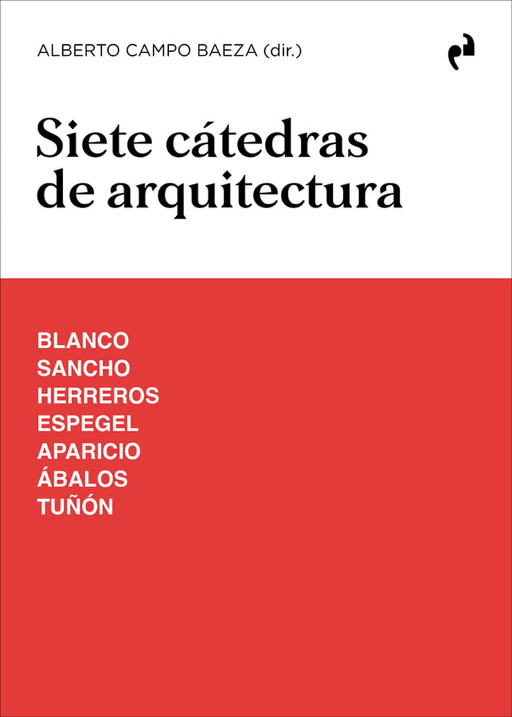 Siete c&aacute;tedras de arquitectura