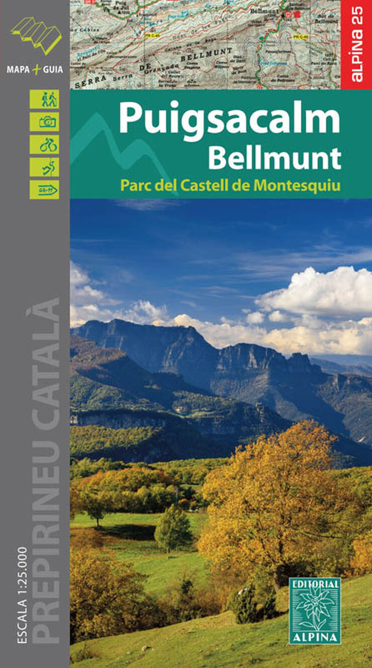 Puigsacalm Bellmunt 1:25.000