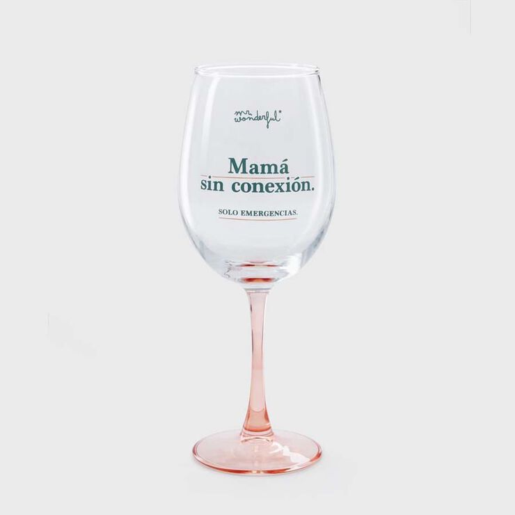 Copa de vino Mr.Wonderful Mamá sin conexió