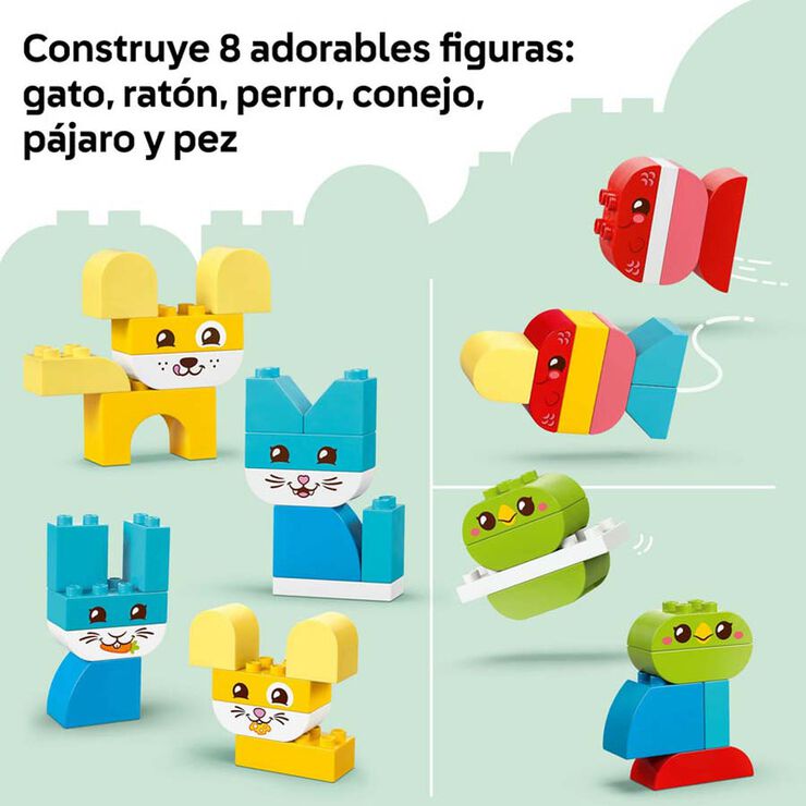 LEGO® DUPLO My First Simpáticas Mascotas Creativas “3 en 1” 10477