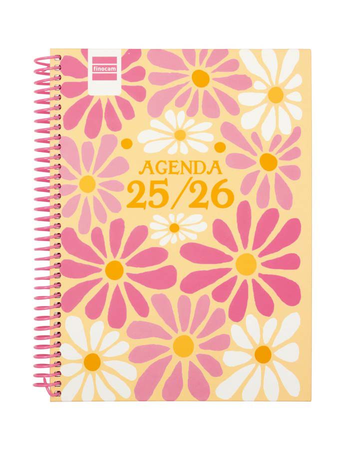 Agenda Finocam escolar Diva 1/4 sem/vista cat 2025-26 spring
