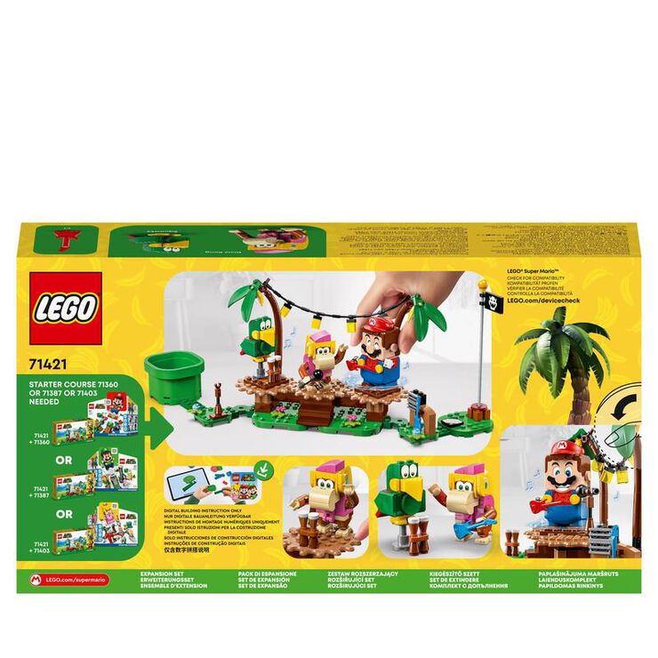 LEGO® Super Mario Set d'Expansió: Escàndol a la Jungla amb Dixie Kong 71421