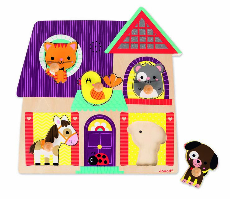 Encaje Sonoro Casita de Animales